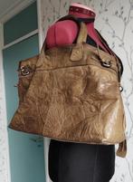 BAG2BAG Grote, Bruine Leren Hand/ Schoudertas, Overige merken, Bruin, Ophalen of Verzenden, Zo goed als nieuw