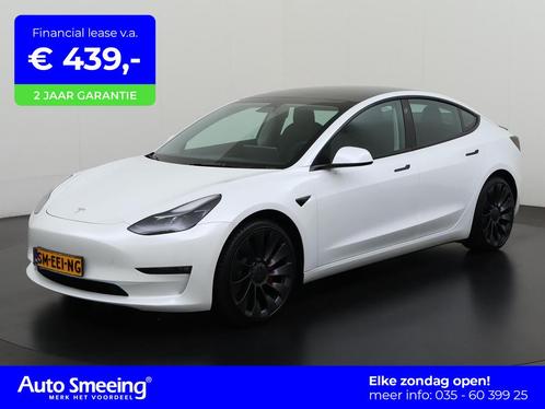 Tesla Model 3 Performance AWD Dual | Adaptief Cruise | Premi, Auto's, Tesla, Bedrijf, Te koop, Model 3, 4x4, ABS, Achteruitrijcamera