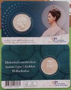 Historische coincard halve gulden, ½ gulden, Zilver, Ophalen of Verzenden, Koningin Wilhelmina