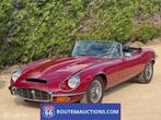 Jaguar E-Type Cabriolet Series 3 | 1974 | Route 66 Auctions, Auto's, Overige carrosserieën, Zwart, Bedrijf, Handgeschakeld