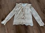 Summum kanten beige blouse met goud maat M, Maat 38/40 (M), Summum, Beige, Ophalen of Verzenden