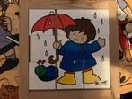 Kinderpuzzel Rolf kinder met paraplu in regen, Ophalen of Verzenden