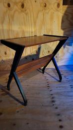 Vintage Louis van Teeffelen trolley of audiomeubel bar 1960, Ophalen, Gebruikt, 75 cm of meer, Rechthoekig