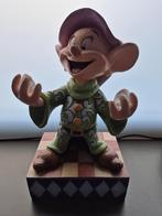 Dopey (40 cm) & Grumpy (60 cm) Jim Shore, Verzamelen, Disney, Ophalen, Overige figuren, Gebruikt, Beeldje of Figuurtje