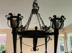 Smeedijzeren Middeleeuwse stijl ronde hanglamp, Ophalen of Verzenden, Zo goed als nieuw, Middeleeuwen, Metaal