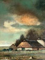 Mooi landschap van het boerenland van Brabant., Ophalen