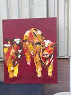 Schilderij van Koeien door Wilma Heijen, Ophalen