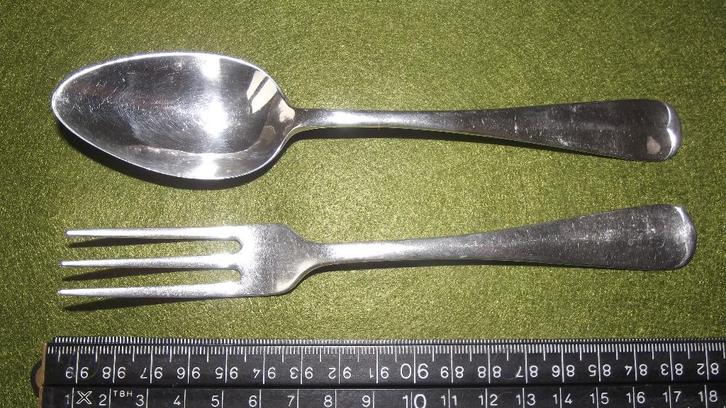 Zilveren dessertcouvert (3 van 3), Antiek en Kunst, Antiek | Bestek, Ophalen of Verzenden