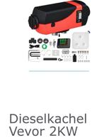 Vevor dieselkachel 2 kwh 12 volt nieuw in doos!, Ophalen of Verzenden, Nieuw