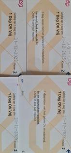 Dagkart Prijs per stuk: €35, Tickets en Kaartjes, Eén persoon, Trein, Algemeen kaartje
