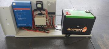 Victron Multiplus 12/1600 + Superb Lithium Accu + TS800 beschikbaar voor biedingen