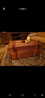 Salontafel/Opbergkist - 85x44 cm, Gebruikt, 50 tot 100 cm, Metaal, Minder dan 50 cm