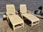 Hartman Sunlounge ligbedden (verstelbaar inklapbaar), Ophalen, Gebruikt, Kunststof, Verstelbaar