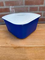 Tupperware Bewaardoos Blauw/Wit, Ophalen of Verzenden, Gebruikt, Blauw, Bak of Kom