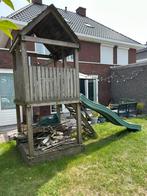 Speelhuisje hout zonder glijbaan wel met stuur * gratis *, Ophalen, Gebruikt, Hout