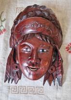 Vintage Chinees masker van palissanderhout, Ophalen of Verzenden