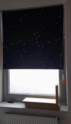 Verduisterend rolgordijn donkerblauw sterren 107 B x 170 L, Verduisterend sterren ruimte ruimtevaart, Blauw, 100 tot 150 cm, 150 tot 200 cm