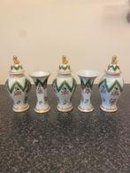 Antiek Chinese exportporseleinen porseleinen kaststel, Antiek en Kunst, Ophalen of Verzenden