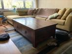 Salon tafel donker hout, Huis en Inrichting, 50 tot 100 cm, Minder dan 50 cm, 100 tot 150 cm, Gebruikt