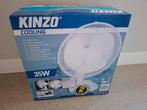 Kinzo Tafelventilator - Nieuwstaat!, Witgoed en Apparatuur, Ventilatoren, Ophalen of Verzenden, Zo goed als nieuw, Tafelventilator