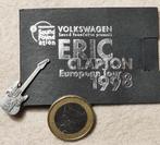 Eric Clapton - Official promo tour pin Europe 1998 - Super !, Ophalen, Zo goed als nieuw, Foto of Kaart