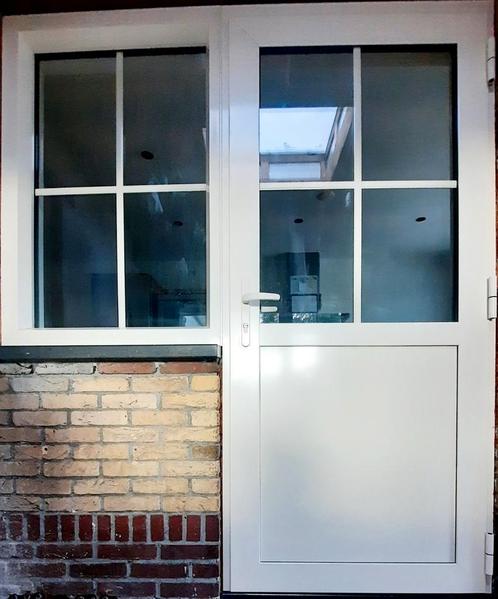 Profel kozijn deur en raam + los raam (HR++ glas), Doe-het-zelf en Verbouw, Kozijnen en Schuifpuien, Deurkozijn, Aluminium, 150 tot 225 cm