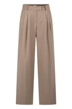Z.G.A.N! Seductive Cercia broek met plooien bruin 36, Seductive, Bruin, Verzenden, Zo goed als nieuw