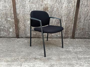 2e hands Ahrend 4132 vergaderstoelen - zwart - stapelbaar beschikbaar voor biedingen