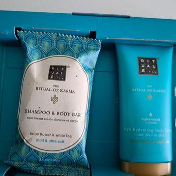 Leuke set rituals of karma. Zeep 60 gram en bodylotion 50 ml beschikbaar voor biedingen