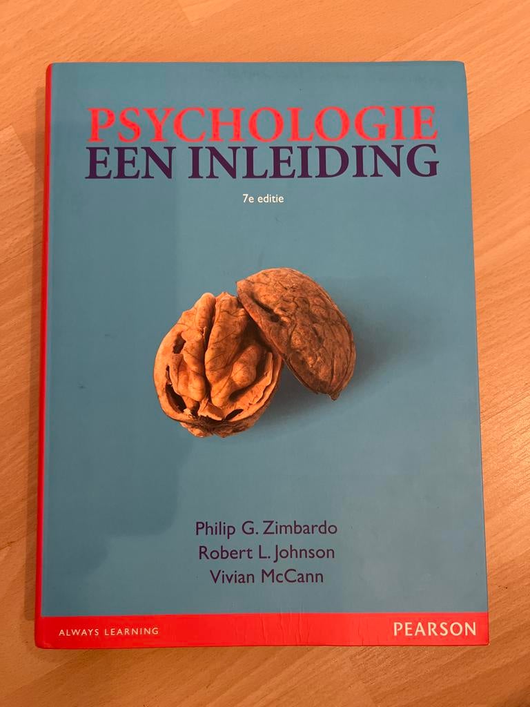 Psychologie: Een Inleiding - Pearson (7e editie), Boeken, Ophalen of Verzenden, Gelezen, Overige onderwerpen
