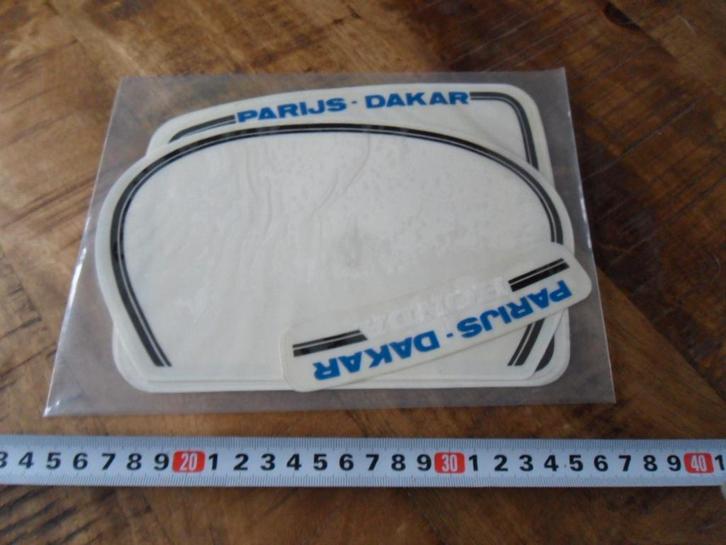sticker set HONDA  PARIJS - DAKAR *, Hobby en Vrije tijd, Stickers en Plaatjes, Zo goed als nieuw, Sticker, Ophalen
