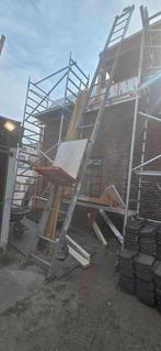 Pannenlift 12meter incl knikstuk, Doe-het-zelf en Verbouw, Steigers, Ophalen, Gebruikt, Overige typen