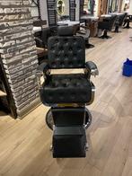 Barbierstoel Long Luxe barber baard trim stoel zetel kapper, Zwart, Nieuw, Leer, Vijf, Zes of meer stoelen