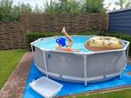 Zwembad 3.05 meter rond  met grote pomp en afdekzeil, Ophalen, Minder dan 80 cm, Rond, 300 cm of meer