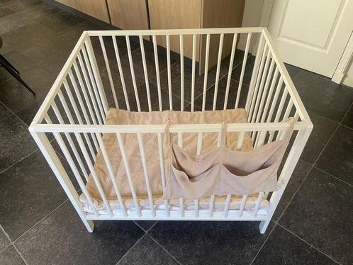 Baby box wit 94x72x80, Kinderen en Baby's, Boxen, Gebruikt, Rechthoekig, In hoogte verstelbaar, Boxkleed, Ophalen
