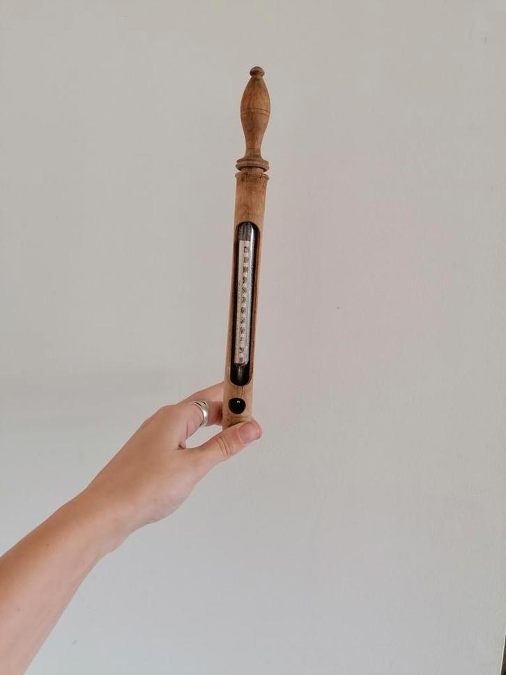 Frans brocante thermometer, Antiek en Kunst, Curiosa en Brocante, Ophalen of Verzenden