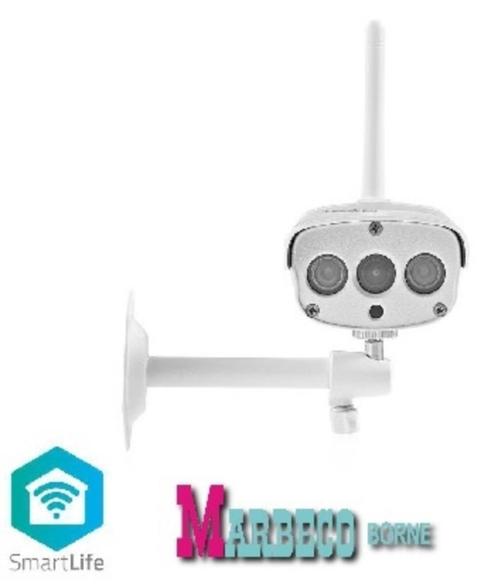 WiFi SmartLife IP-Camera Full-HD 1080p, Outdoor, Waterdicht, Audio, Tv en Foto, Actiecamera's, Nieuw, Overige merken, Ophalen of Verzenden