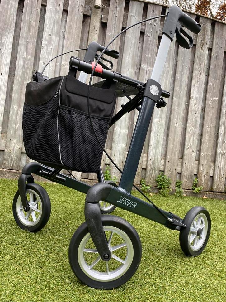 Rehasense Server Comfort L - rollator met tas - Nette staat!, Diversen, Rollators, Zo goed als nieuw, Lichtgewicht, Opvouwbaar