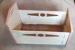 Oud handgemaakt Kinder Poppen bed van hout Circa 1950, Ophalen, Zo goed als nieuw, Minder dan 140 cm, Minder dan 70 cm