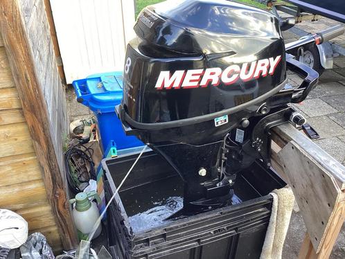 Mercury 8 en 9.9 pk kortstaart, Watersport en Boten, Buiten- en Binnenboordmotoren, Zo goed als nieuw, Benzine, 5 tot 10 pk, Ophalen