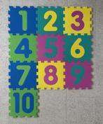 Puzzelmat foam getallen 1 tm 10, Ophalen of Verzenden, Zo goed als nieuw