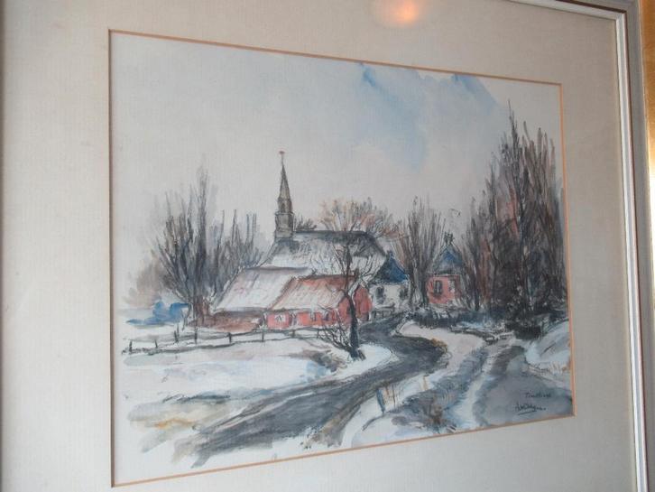 Willy Schreuder - Tinallinge, Antiek en Kunst, Kunst | Litho's en Zeefdrukken, Ophalen of Verzenden