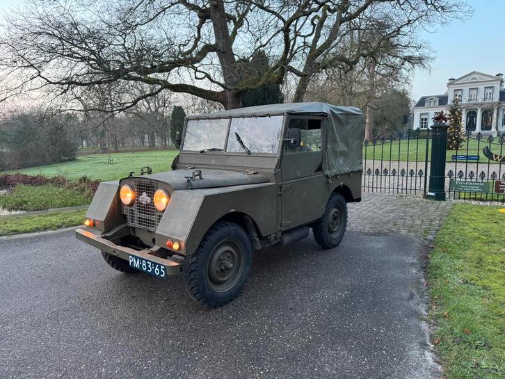 Minerva 1952 Groen, Auto's, Land Rover, Particulier, Series, Benzine, Cabriolet, Geïmporteerd, Groen, Zwart, Leder, Vierwielaandrijving