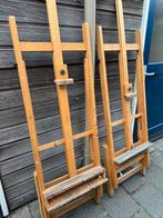 Schilders atelier ezels 5 stuks, Hobby en Vrije tijd, Schilderen, Ophalen of Verzenden, Zo goed als nieuw, Ezel