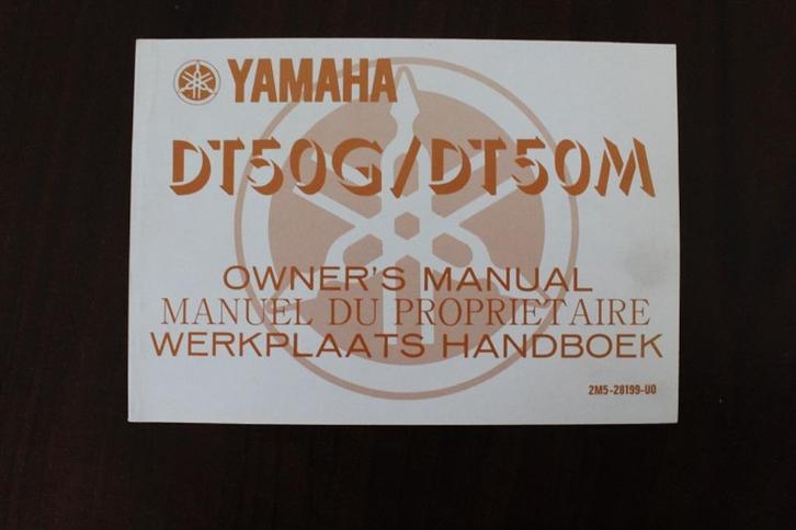 Yamaha DT50G DT50M 1979 bromfiets instructie boekje manual, Fietsen en Brommers, Handleidingen en Instructieboekjes, Gebruikt