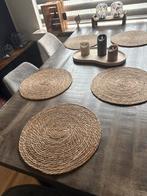 Mangohouten eethoek met 5 stoelen gratis, Huis en Inrichting, Tafels | Eettafels, Gebruikt, Vijf personen of meer, 150 tot 200 cm