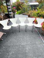 Fritz Hansen Vlinderstoelen, Huis en Inrichting, Stoelen, Ophalen, Gebruikt, Wit, Modernistisch