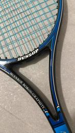 Dunlop McEnroe Boron Graphite – vintage tennisracket, Sport en Fitness, Tennis, Ophalen of Verzenden, Zo goed als nieuw, Racket