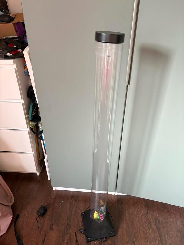 Bubbelbuis voor snoezelmomenten, Huis en Inrichting, Lampen | Vloerlampen, Gebruikt, 150 tot 200 cm, Kunststof, Ophalen of Verzenden