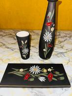 H. Kroon L’ Ancora drie vazen en tegel set, Ophalen